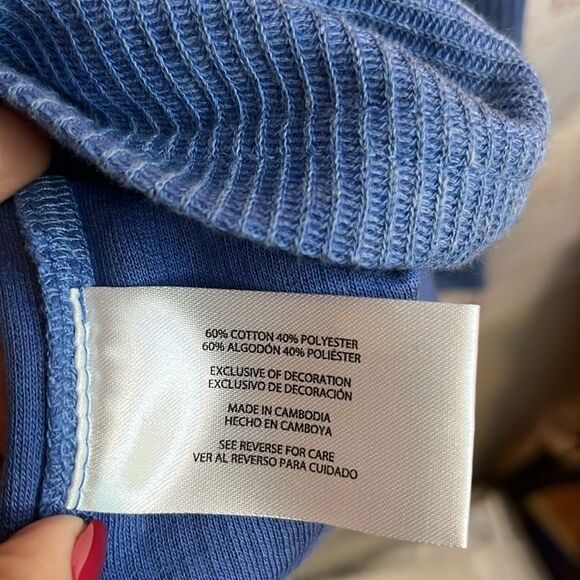 GAP BLUE MEDIUM PULLOVER HOODIE NWT - Picture 7 of 10